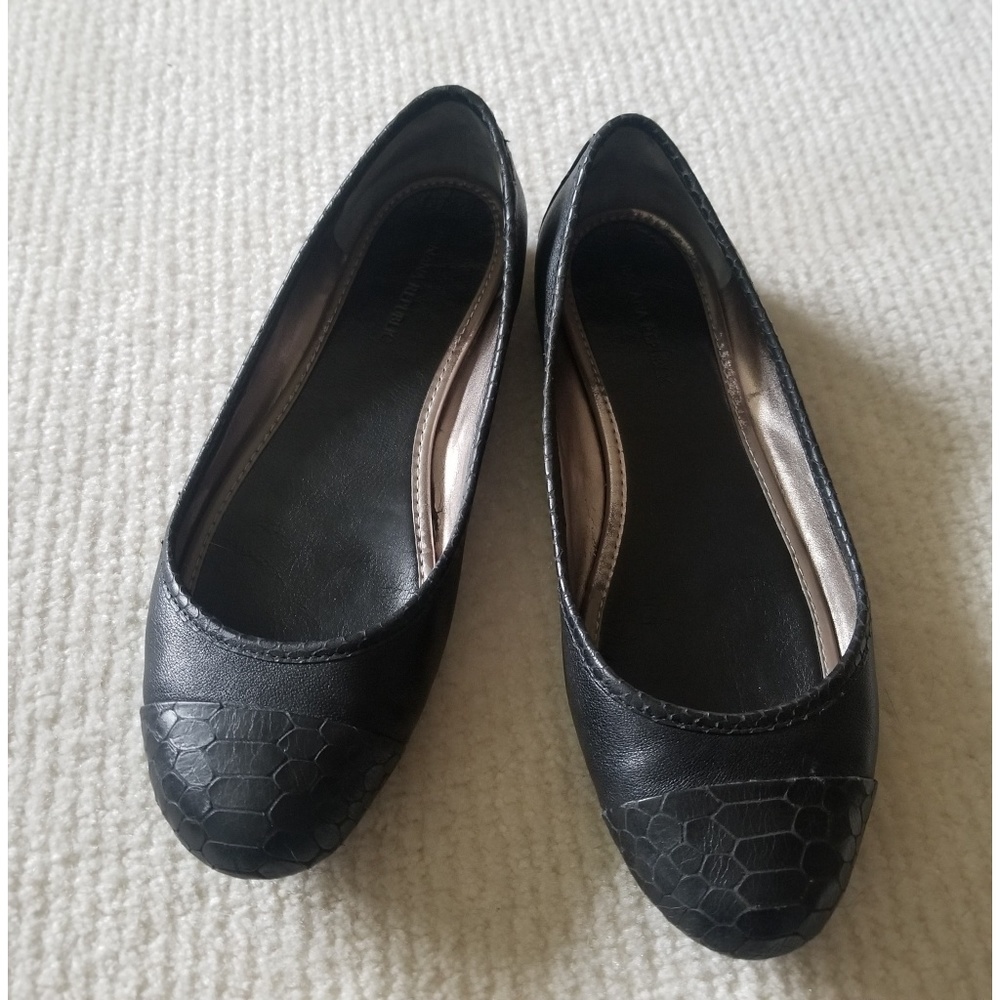 Banana Republic Black Leather Flats